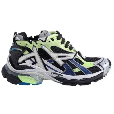 BB RUNNERS - LIGHT GREEN/SILVER&BLUE