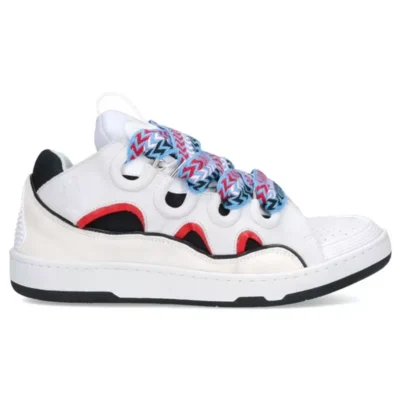 L*NVINS - WHTE W/ BABY BLUE LACES