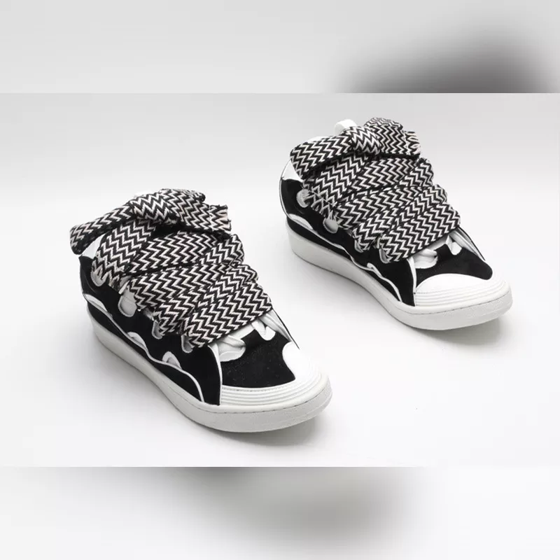 L*NVINS - BLACK/ BLACK & WHITE LACES