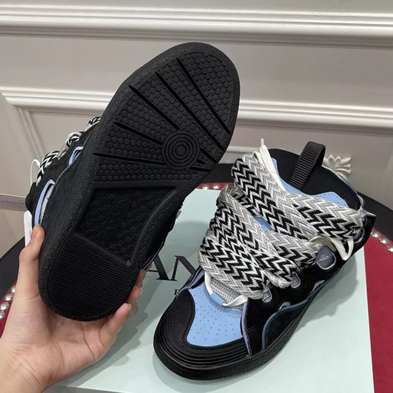 L*NVINS - BLUE/BLACK/GREY LACES