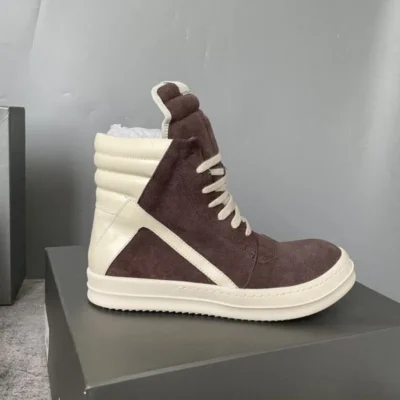 RO - DARK BROWN SUEDE GEO